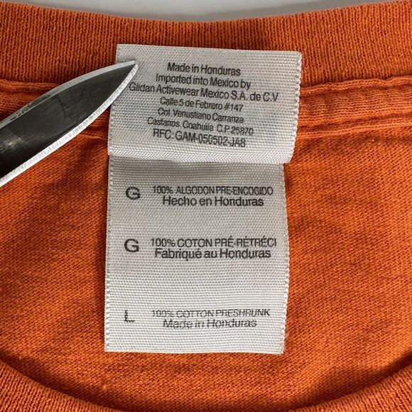 Syracuse University Orange T Shirt Size Large Jim Boeheim 800 Wins Basketball - Picture 3 of 12